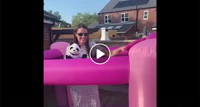 Marie Gorton bouncing video